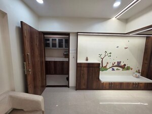Living Room in 3 BHK Apartment at Vastu Acharya Ashram, Borivali West – for Sale