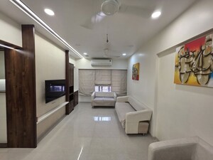 Living Room in 3 BHK Apartment at Vastu Acharya Ashram, Borivali West – for Sale