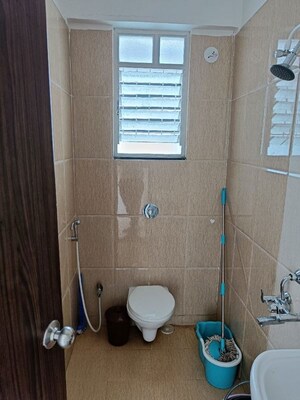 Bathroom in 2 BHK Apartment at Jhamtani Ace Aurum Phase III, Ravet – for Rent
