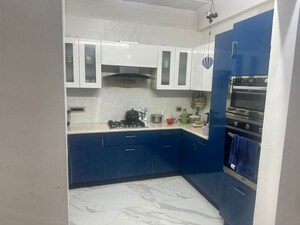 Kitchen in 3 BHK Apartment at Sector 18a Dwarka – for Rent