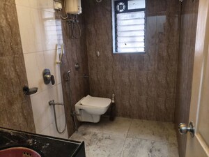 Bathroom in 3 BHK Apartment at Neelam Apartment Sector 21, Nerul – for Rent
