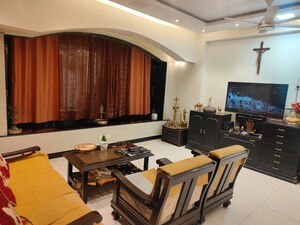 Living Room in 3 BHK Apartment at Neelam Apartment Sector 21, Nerul – for Rent