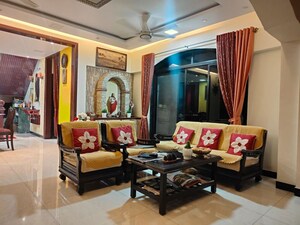 Living Room in 3 BHK Apartment at Neelam Apartment Sector 21, Nerul – for Rent