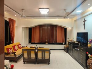 Living Room in 3 BHK Apartment at Neelam Apartment Sector 21, Nerul – for Rent
