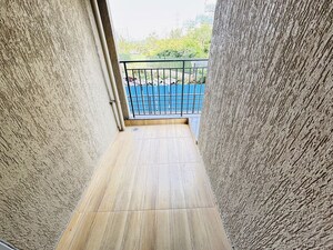 Balcony in 3 BHK Apartment at Godrej Hill Retreat, Mahalunge – for Rent