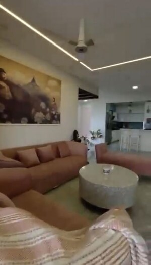 Living Room in 4 BHK Apartment at Wadhwa The Address Boulevard, Ghatkopar West – for Rent