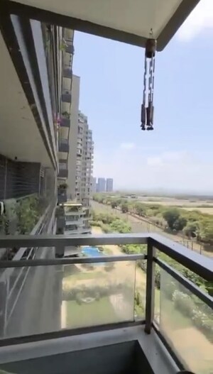 Balcony in 4 BHK Apartment at Wadhwa The Address Boulevard, Ghatkopar West – for Rent