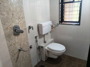 Bathroom in 2 BHK Apartment at Ganpati CHS, Nerul Sector 19 – for Rent