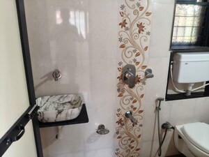 Bathroom in 2 BHK Apartment at Ganpati CHS, Nerul Sector 19 – for Rent