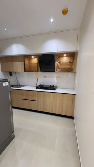 Kitchen in 1 BHK Apartment at Bhartiya City Nikoo Homes 4, Thanisandra Main Road – for Rent