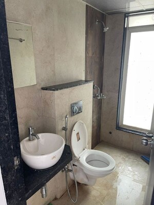Bathroom in 3 BHK Apartment at JP North Estella, Mira Road – for Rent