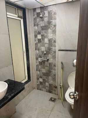 Bathroom in 3 BHK Apartment at JP North Estella, Mira Road – for Rent