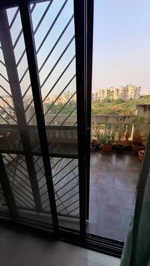 Balcony in 2 BHK Apartment at Brahma Emerald County, Kondhwa – for Rent
