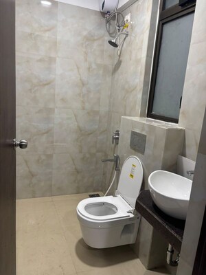 Bathroom in 1 BHK Apartment at Lodha Crown Quality Homes, Majiwada – for Rent