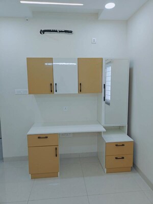 Bedroom in 3 BHK Apartment at Ramky One Harmony, Pragathi Nagar – for Rent