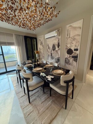 Dining area in 3 BHK Apartment at Krishna Atlantis Heights, High Ground – for Sale