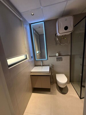 Bathroom in 3 BHK Apartment at Krishna Atlantis Heights, High Ground – for Sale