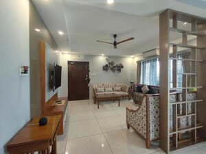 Living Room in 3 BHK Apartment at Lansum Etania, Gachibowli – for Rent