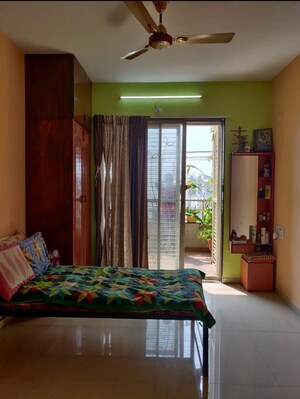 Bedroom in 2 BHK Apartment at Chandrarang Capital Tower, Wakad – for Rent