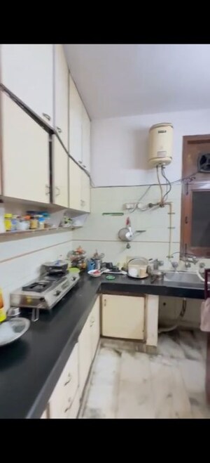 Kitchen in 3 BHK Builder Floor at East Of Kailash – for Rent