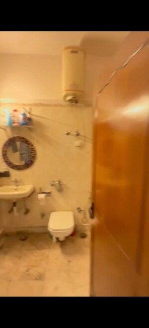Bathroom in 3 BHK Builder Floor at East Of Kailash – for Rent