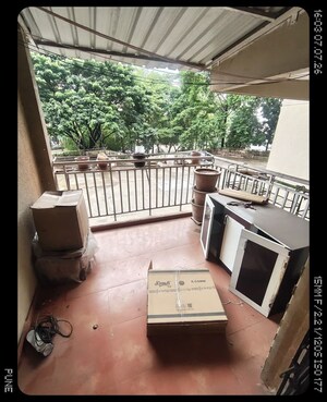 Balcony in 2 BHK Apartment at Shreeyash Shree Woods, Dhanori – for Rent
