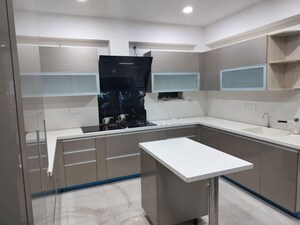 Kitchen in 3 BHK Apartment at Jayabheri Orange County, Gachibowli – for Rent