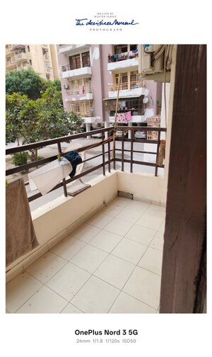 Balcony in 3 BHK Apartment at Proview Officer City 2, Raj Nagar Extension – for Rent
