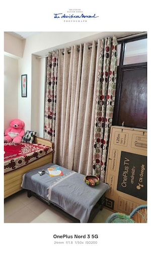 Bedroom in 3 BHK Apartment at Vasu Fortune Residency, Raj Nagar Extension – for Rent
