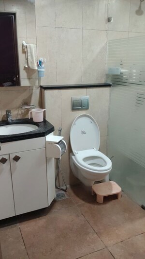 Bathroom in 3.5 BHK Apartment at DNR Atmosphere, Varthur – for Rent