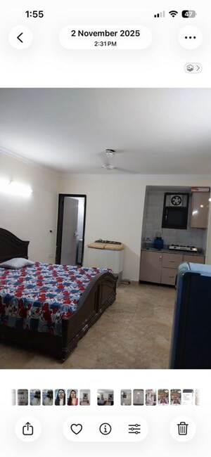 Bedroom in 2 BHK Builder Floor at Saket – for Rent