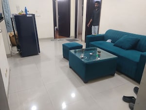 Living Room in 2 BHK Apartment at Galaxy North Avenue ll, Gaur City 2 – for Rent