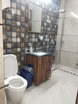 Bathroom in 2 BHK Apartment at Malviya Nagar – for Rent