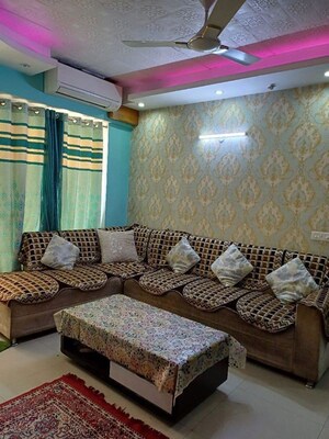 Living Room in 3 BHK Apartment at Sam Palm Olympia Phase II, Sector 16c Greater Noida – for Rent