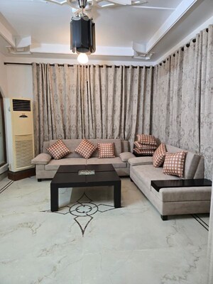 Living Room in 3 BHK Apartment at Green Park Extension – for Rent
