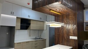 Kitchen in 3 BHK Apartment at Bhartiya Nikoo Homes Phase 2, Thanisandra Main Road – for Rent