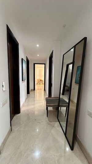 Building Lobby in 3 BHK Apartment at Defence Colony – for Rent