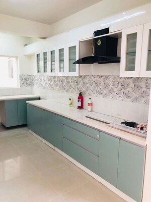 Kitchen in 3 BHK Apartment at Mantri Webcity, Hennur Road – for Rent