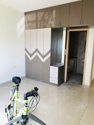 Staircase in 3 BHK Apartment at Mantri Webcity, Hennur Road – for Rent