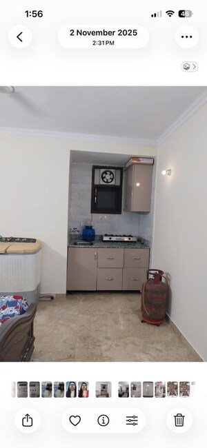 Furnished Amenities in 1 RK Builder Floor at Paryavaran Complex – for Rent