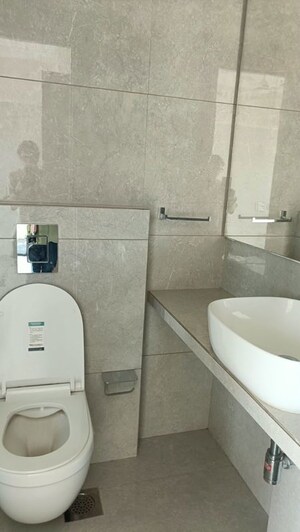 Bathroom in 4 BHK Apartment at Lodha Trump Tower, Worli – for Rent