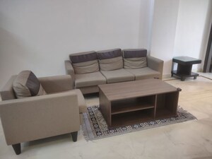 Living Room in 3 BHK Apartment at Saket – for Rent