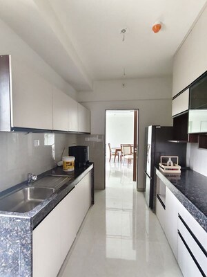 Kitchen in 3 BHK Apartment at LnT The Villas At Seawoods Residences, Seawoods – for Rent