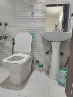 Bathroom in 2 BHK Apartment at Panchsheel Vihar – for Rent