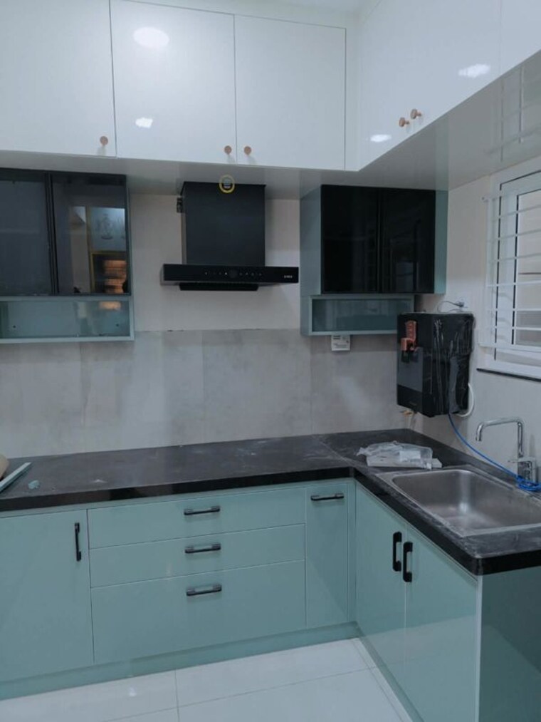 Kitchen, my-home-sayuk 2.5 Bedroom 1573 Sq.Ft. Apartment In Tellapur Hyderabad 10790570