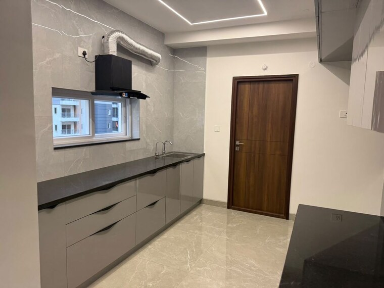 Kitchen, hallmark-skyrena 3 Bedroom 2255 Sq.Ft. Apartment In Narsingi Hyderabad 10790569