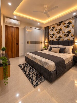 Living Room in 1 RK Builder Floor at Sector 38 – for Rent