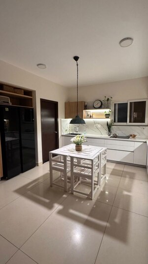 Kitchen in 3 BHK Apartment at Vajram Tiara, Yelahanka – for Rent