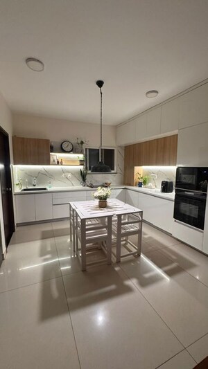 Kitchen in 3 BHK Apartment at Vajram Tiara, Yelahanka – for Rent