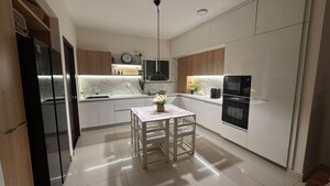 Kitchen in 3 BHK Apartment at Vajram Tiara, Yelahanka – for Rent